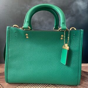 Coach Green/Brass Rogue 25